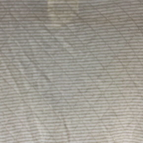 Intimately Free People Ivory Lurex Striped Henley Top Sz S - Picture 6 of 6